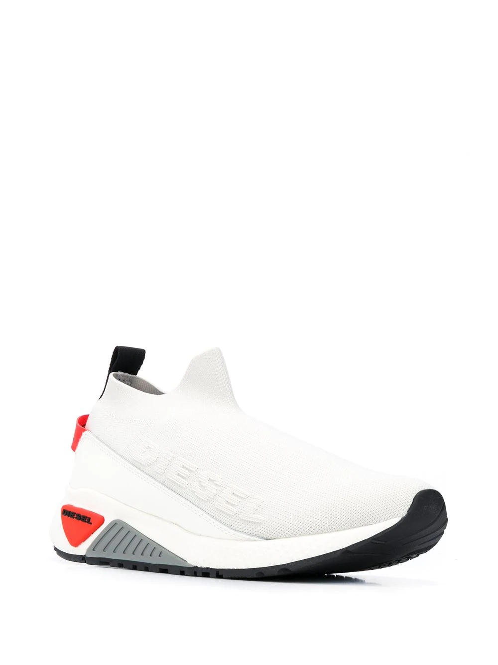 colour block slip-on sneakers - 2