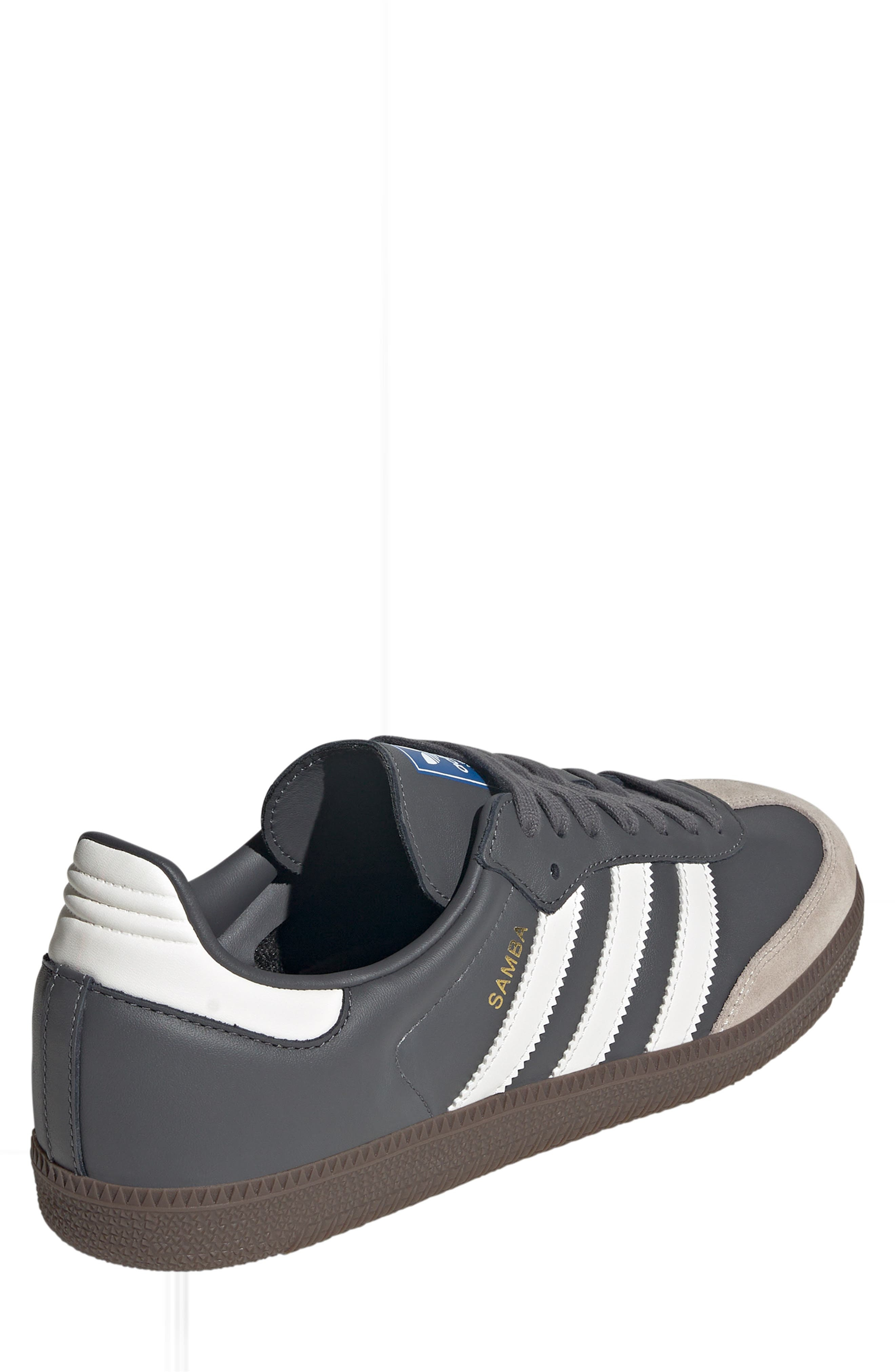 adidas Samba OG Sneaker in Grey/White/Gum at Nordstrom - 2