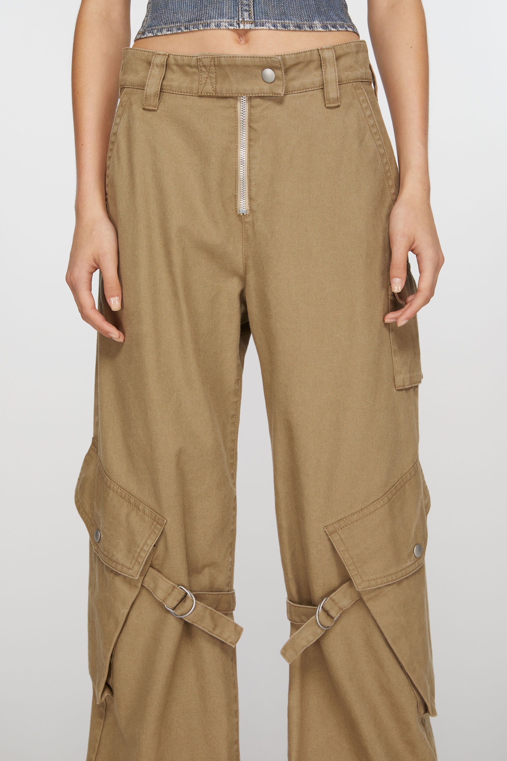 Cargo trousers - Cold beige - 5