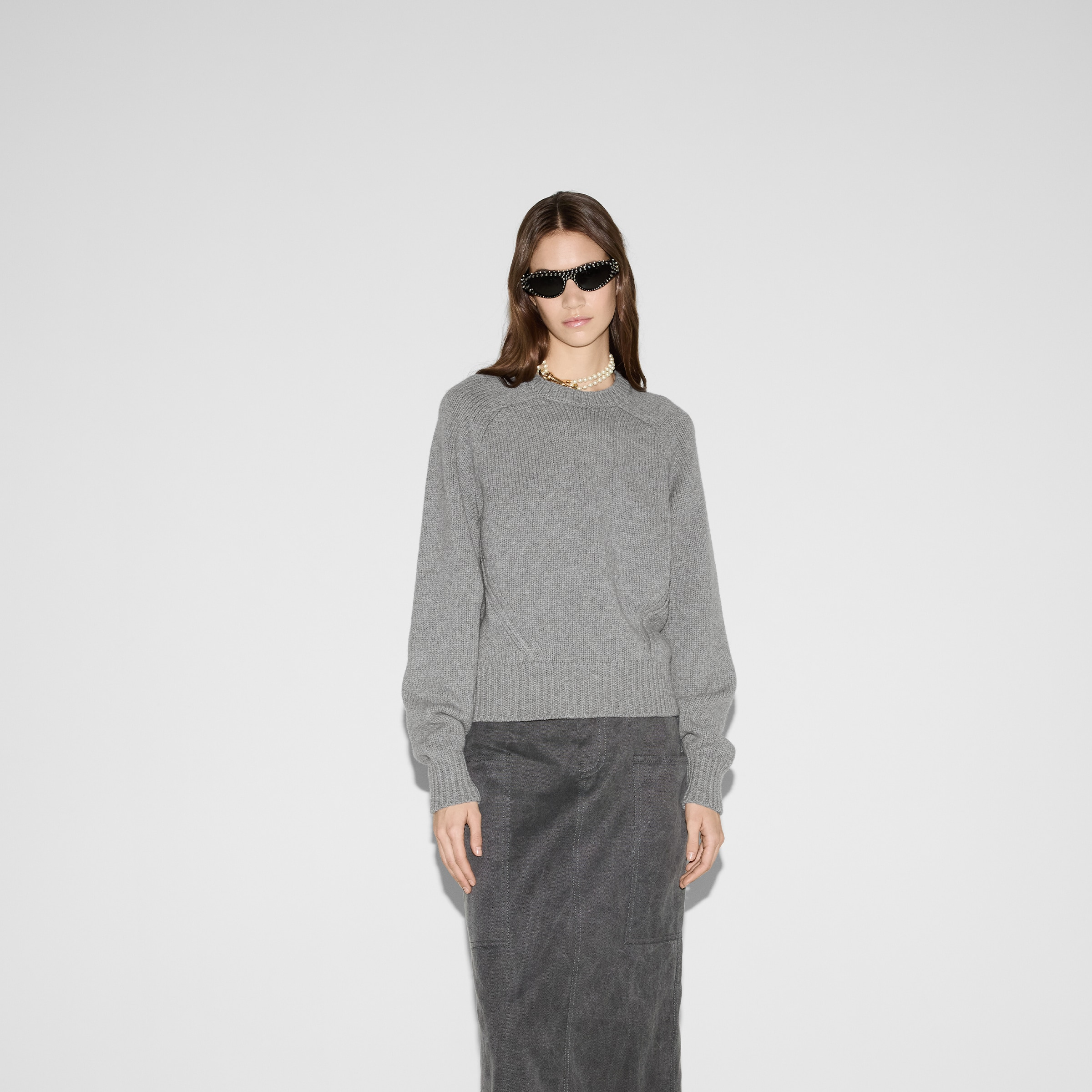 Wool and cashmere sweater - 3