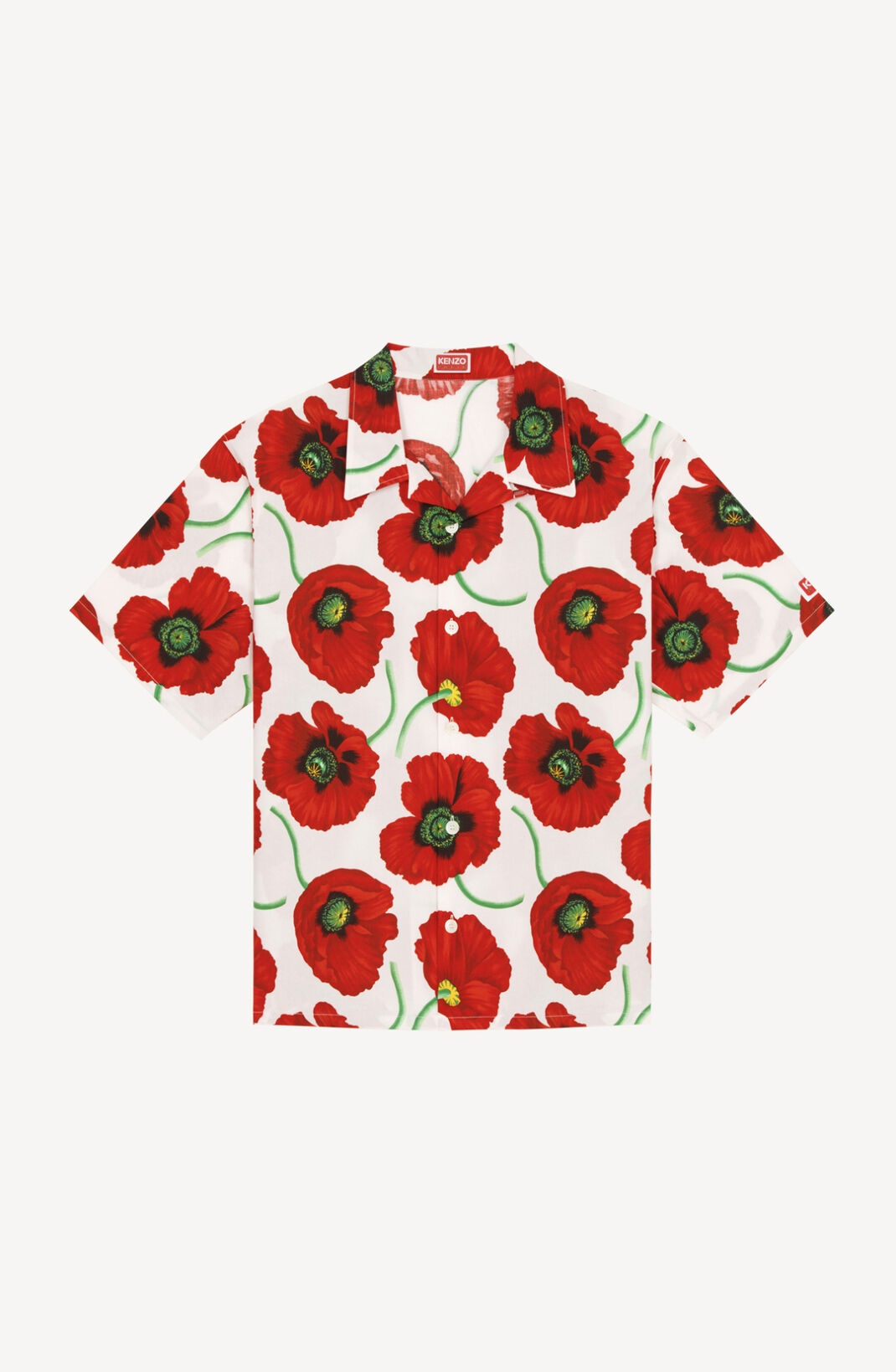 'KENZO POPPY' Hawaiian shirt - 1