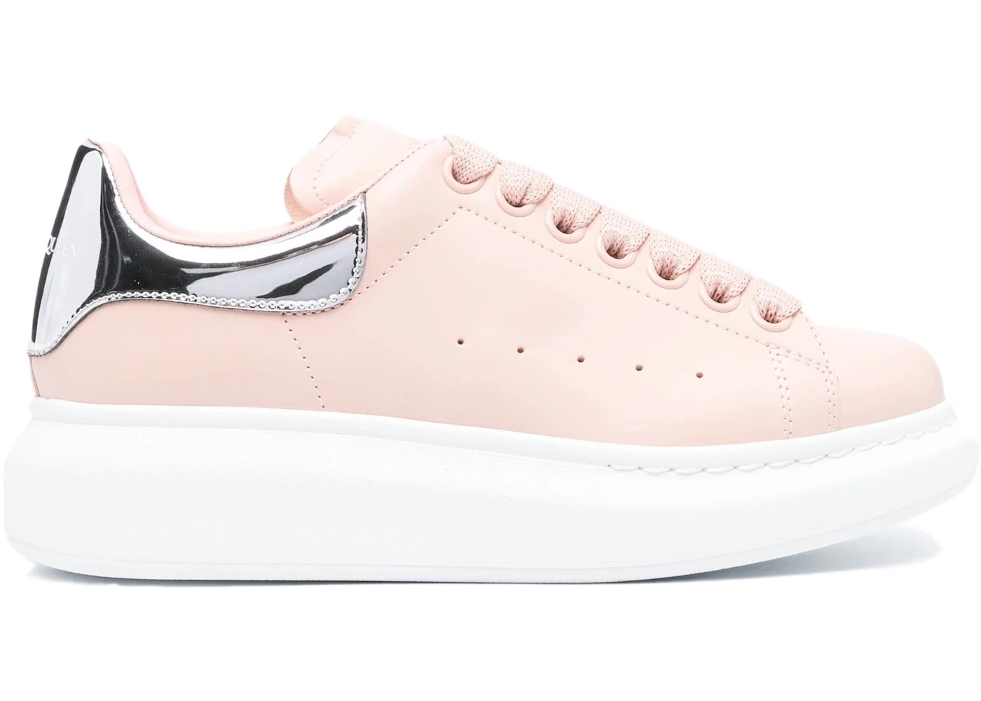Alexander McQueen Oversized Light Pink Silver-Tone (Women's) - 1