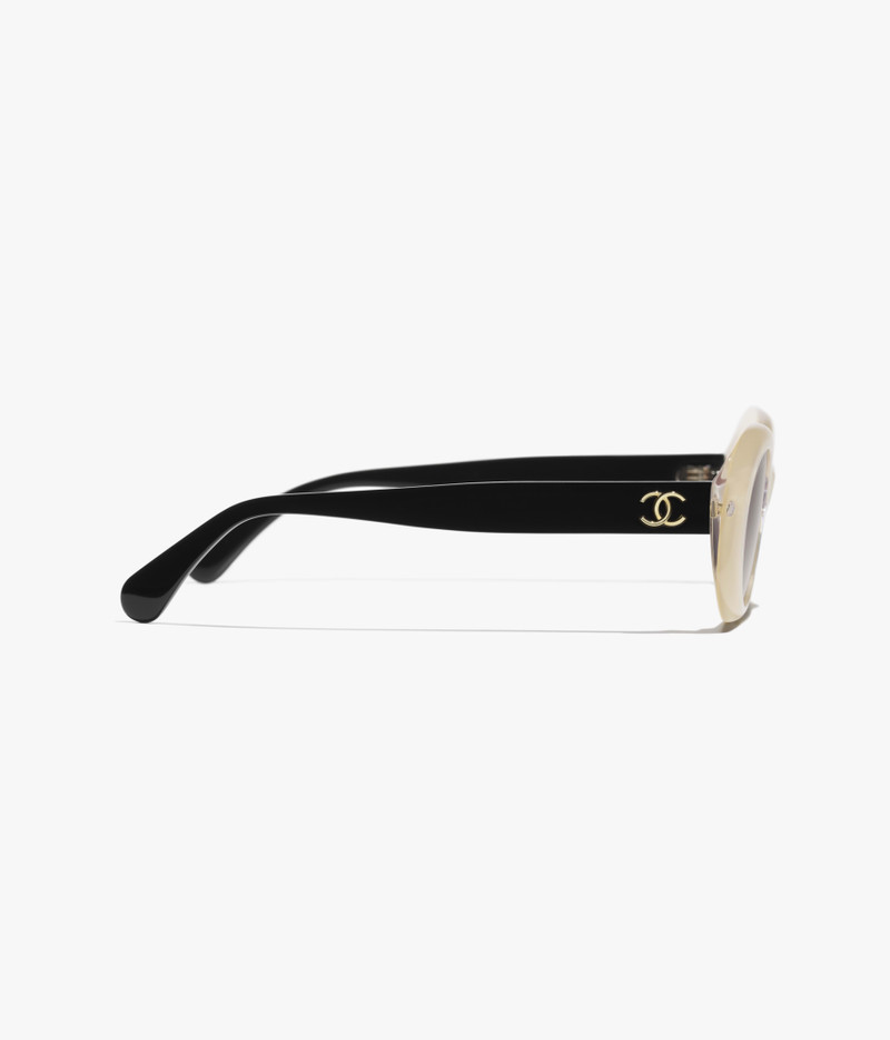 CHANEL Oval Sunglasses outlook