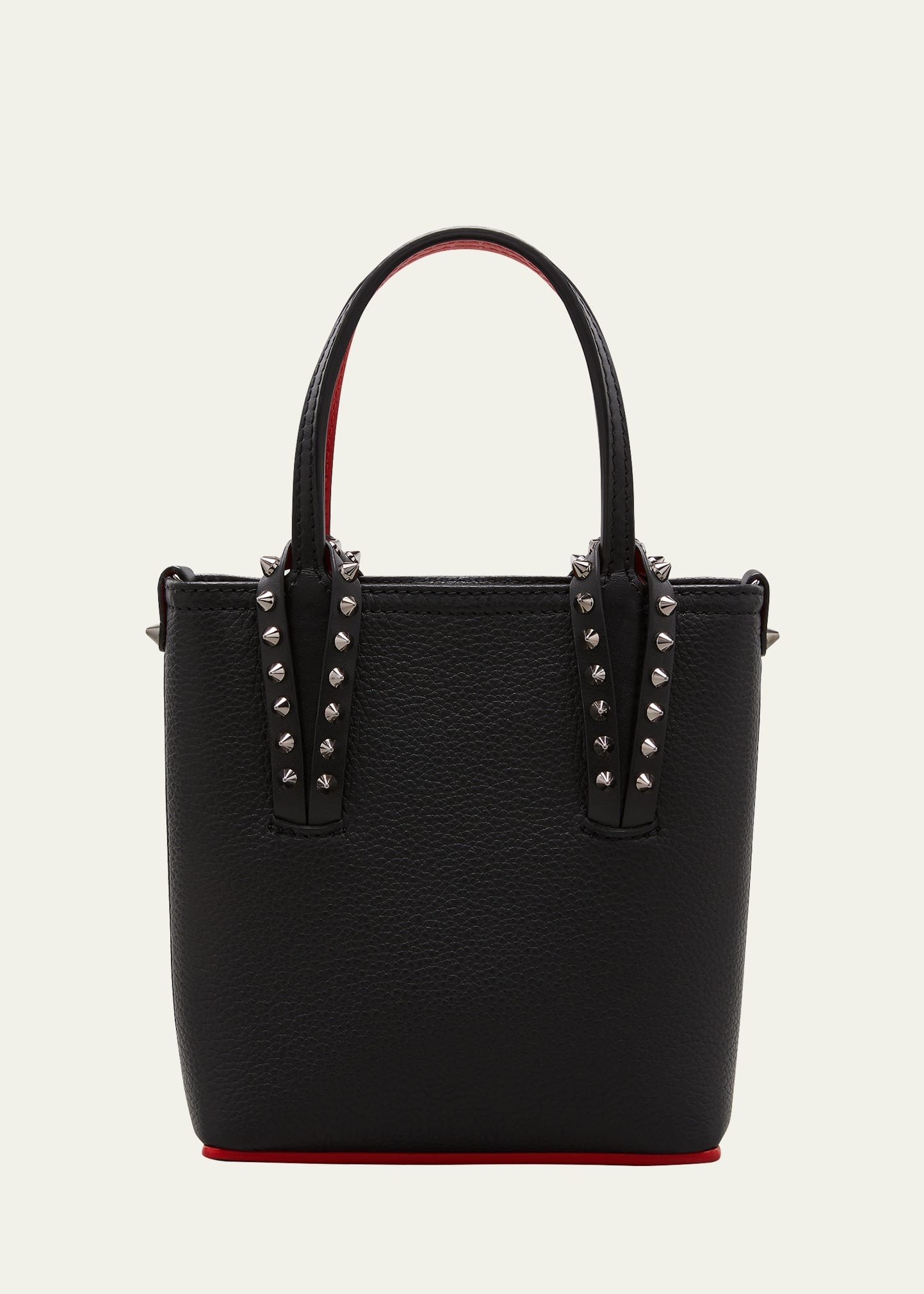 Cabata Empire Leather Spike Mini Tote Bag - 1