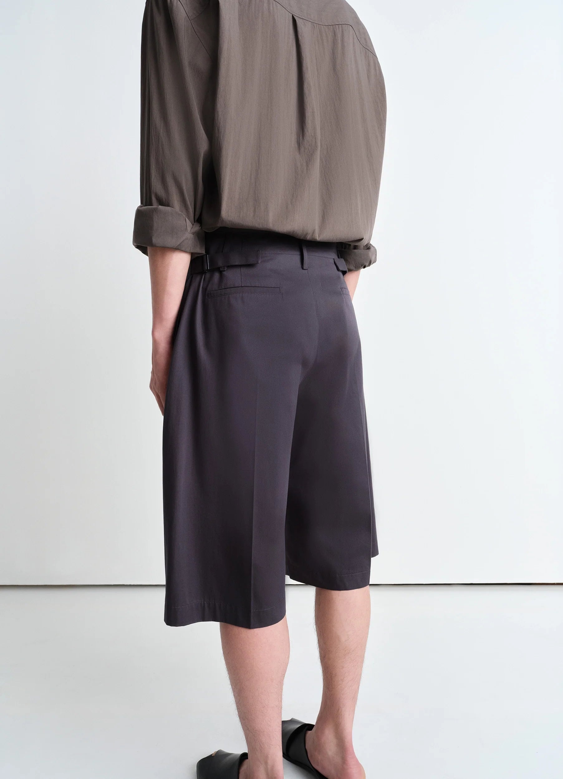 MAXI PLEATED BERMUDA - 5