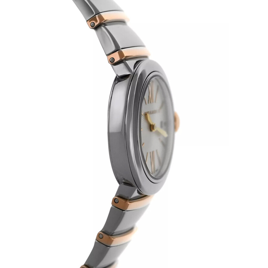 Pre-owned Bvlgari Lvcea Quartz Silver Dial Ladies Watch 102193 - 3