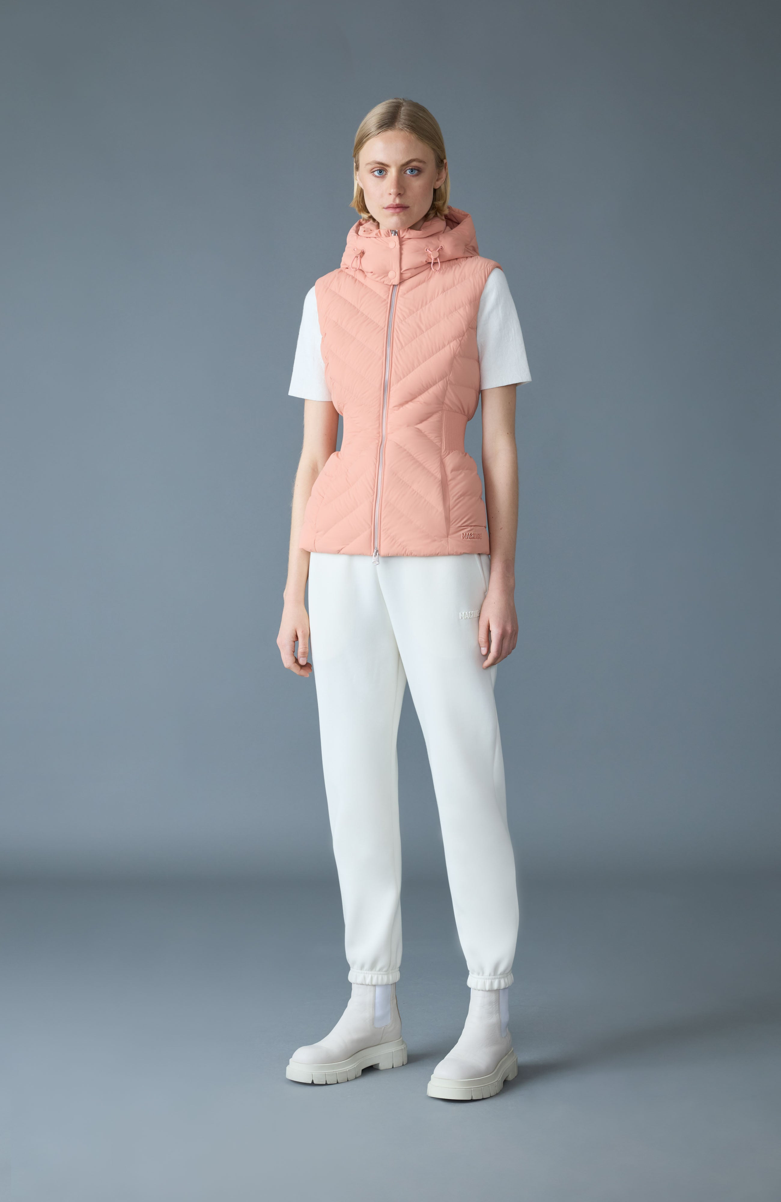 HOSHI Light down hooded vest - 2