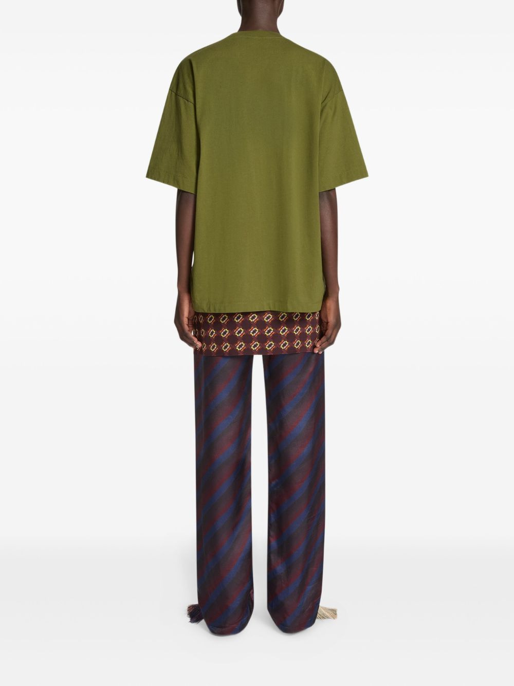 embroidered floral T-shirt - 4