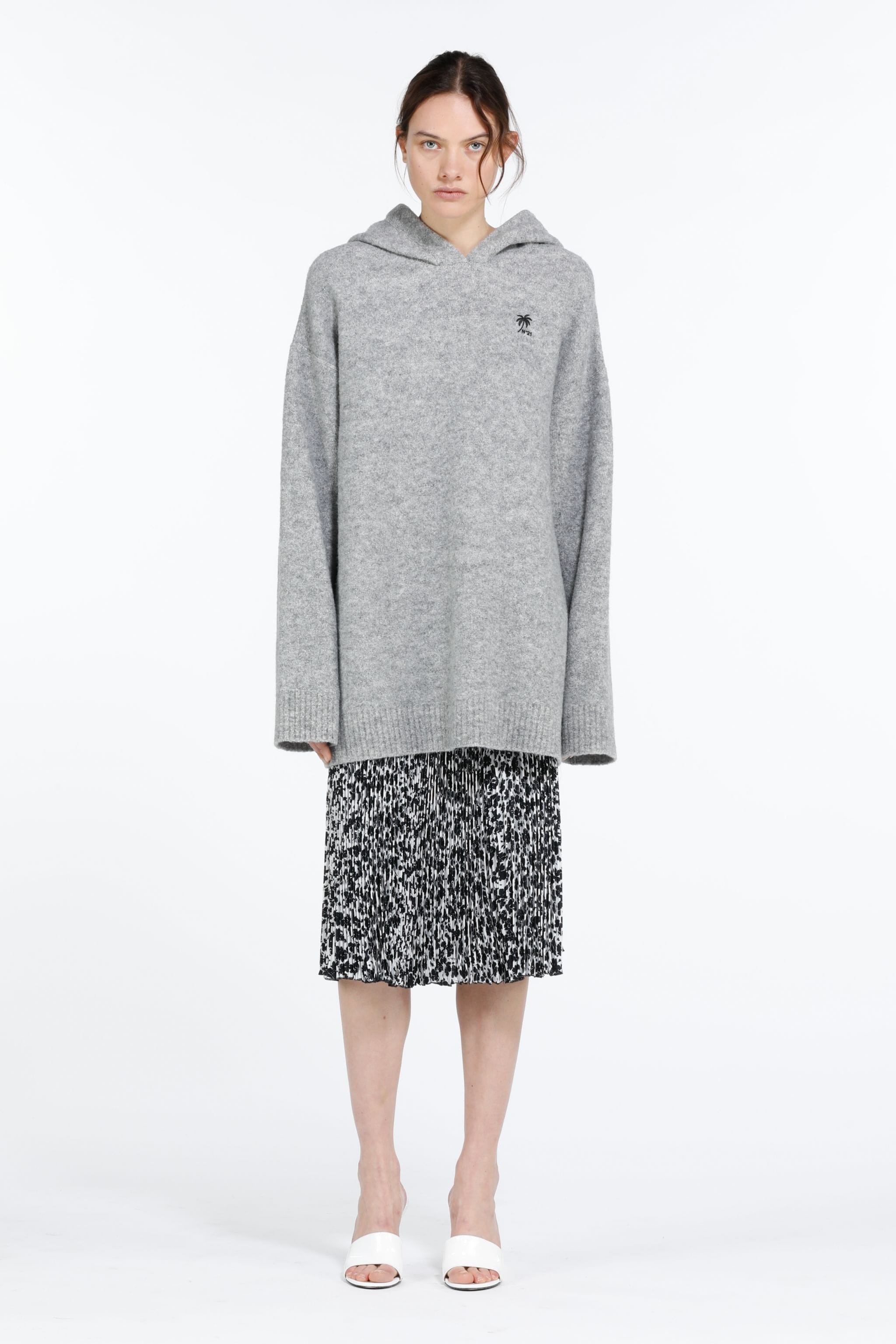 OVERSIZED HOODED SWEATER - 4