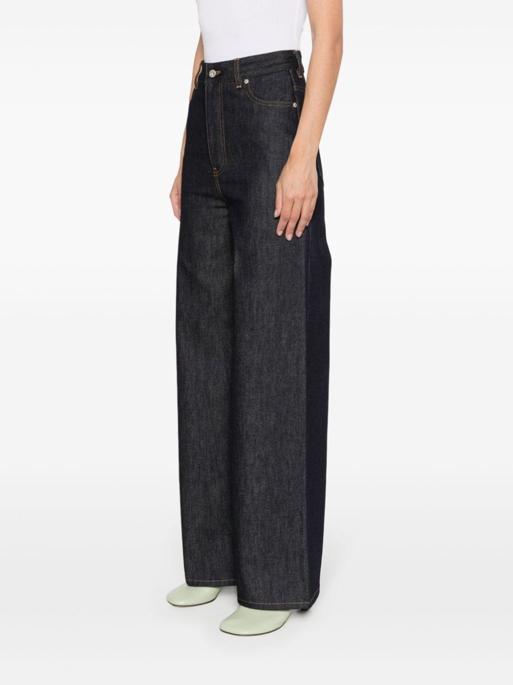 high-waist jeans - 3