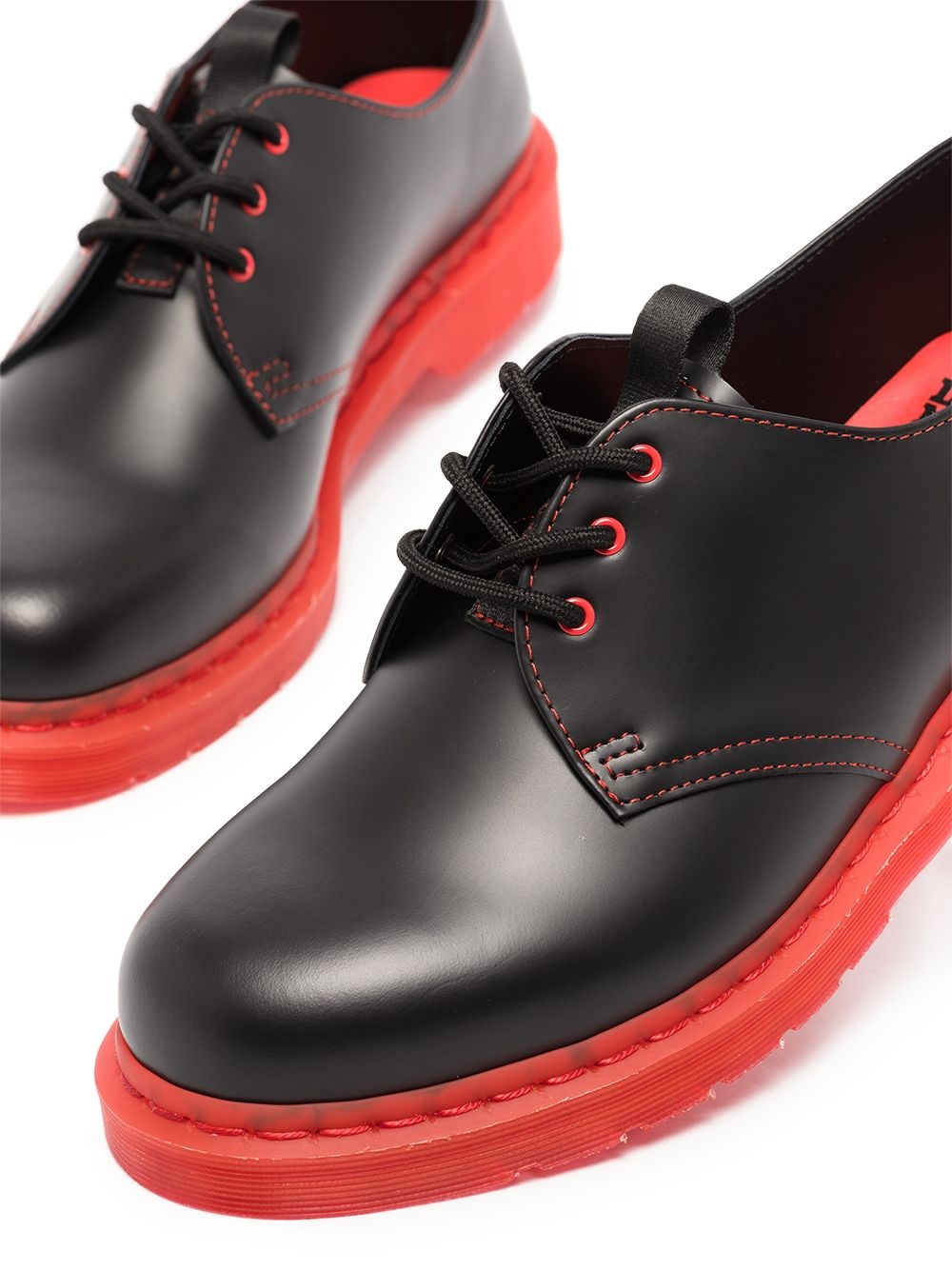 DR MARTENS X CLOT 1461 BLK RED LACE UP - 2