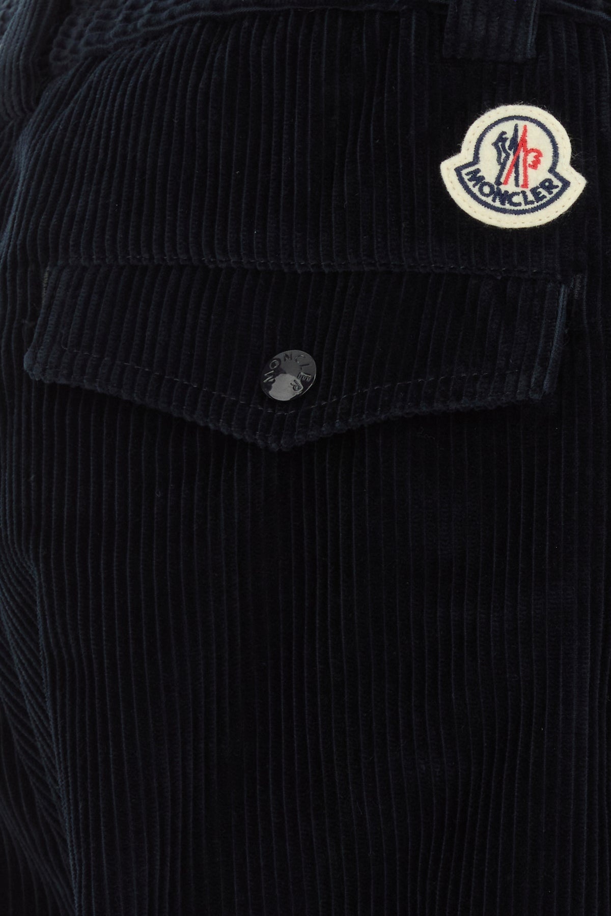 Navy blue corduroy pant - 3