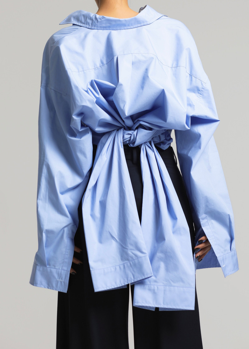 Birkholm Double Sleeve Tie Shirt - Blue 10