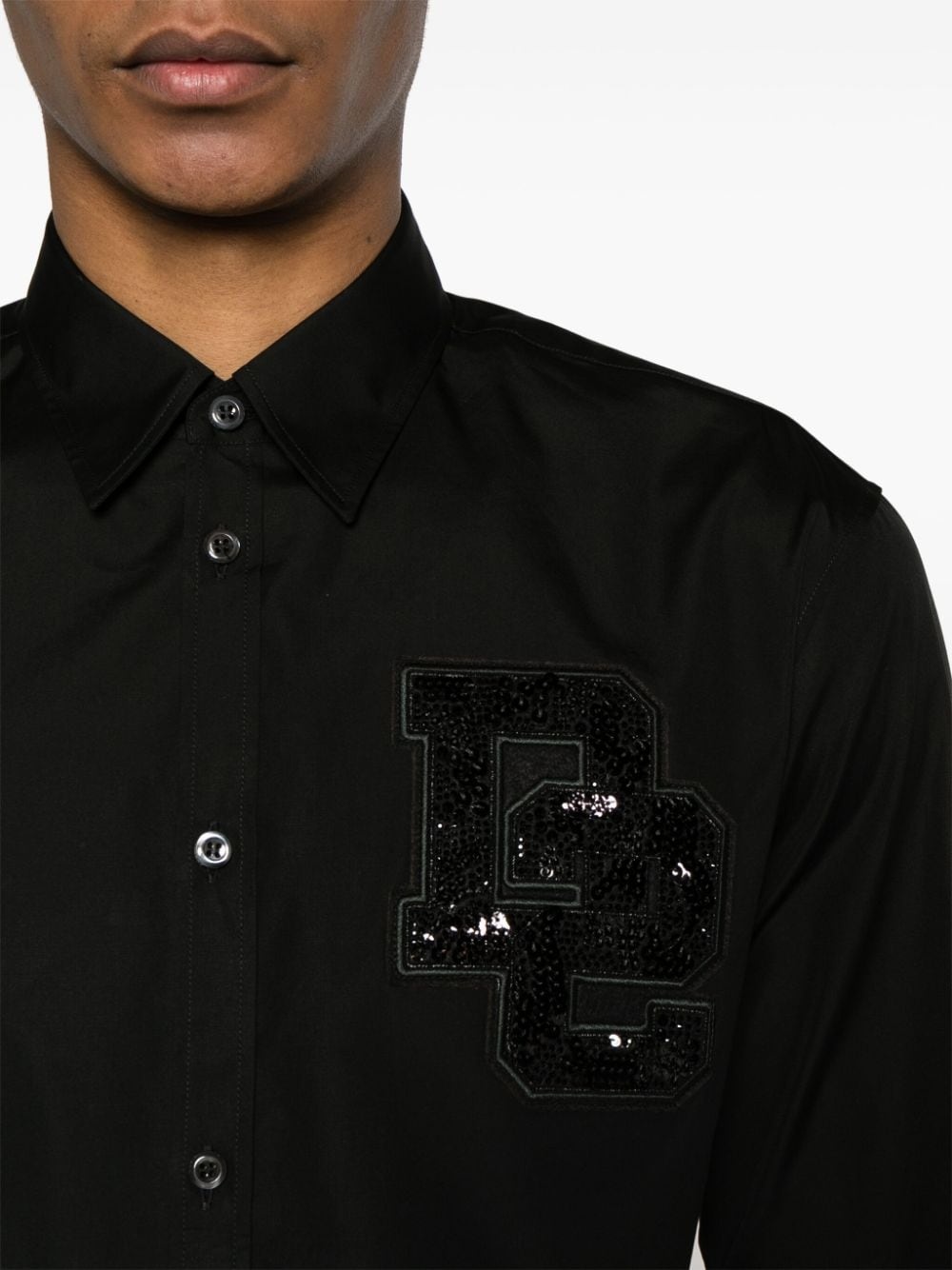 Night College sequinned shirt - 5