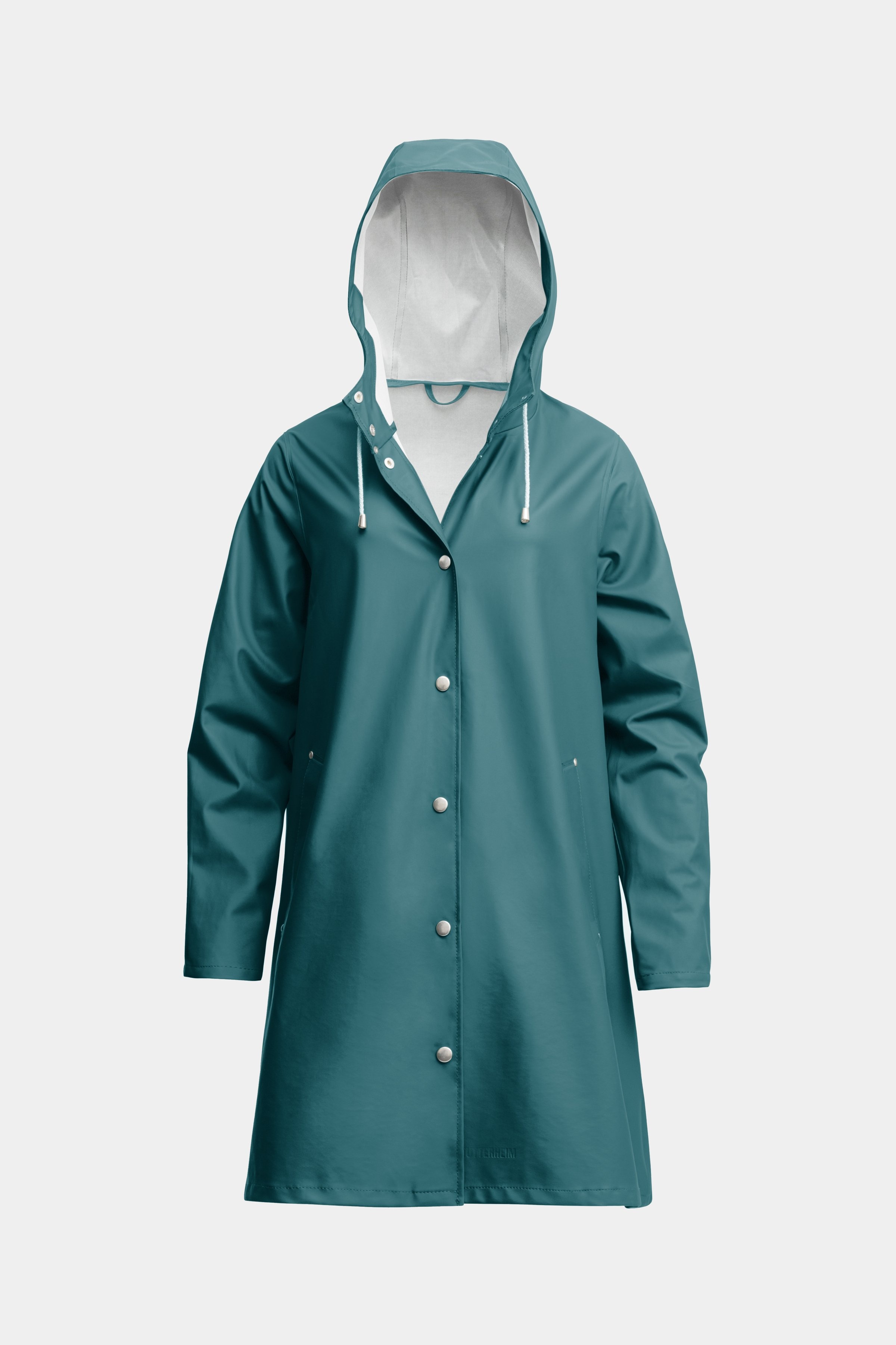 Mosebacke Lightweight Raincoat Petrol blue - 1