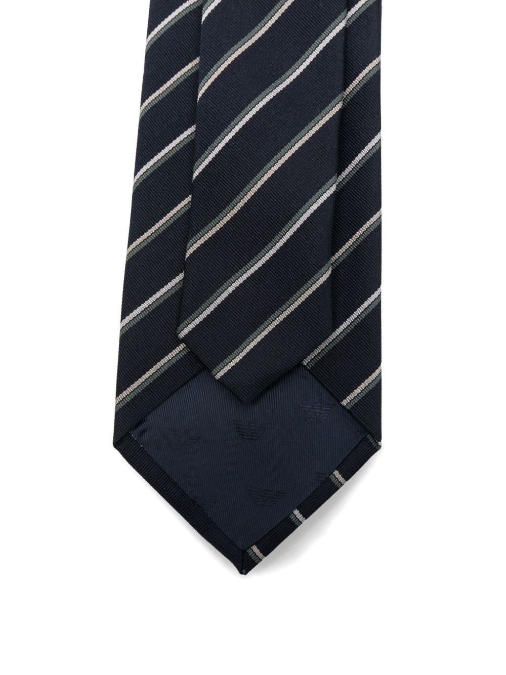 striped silk tie - 3
