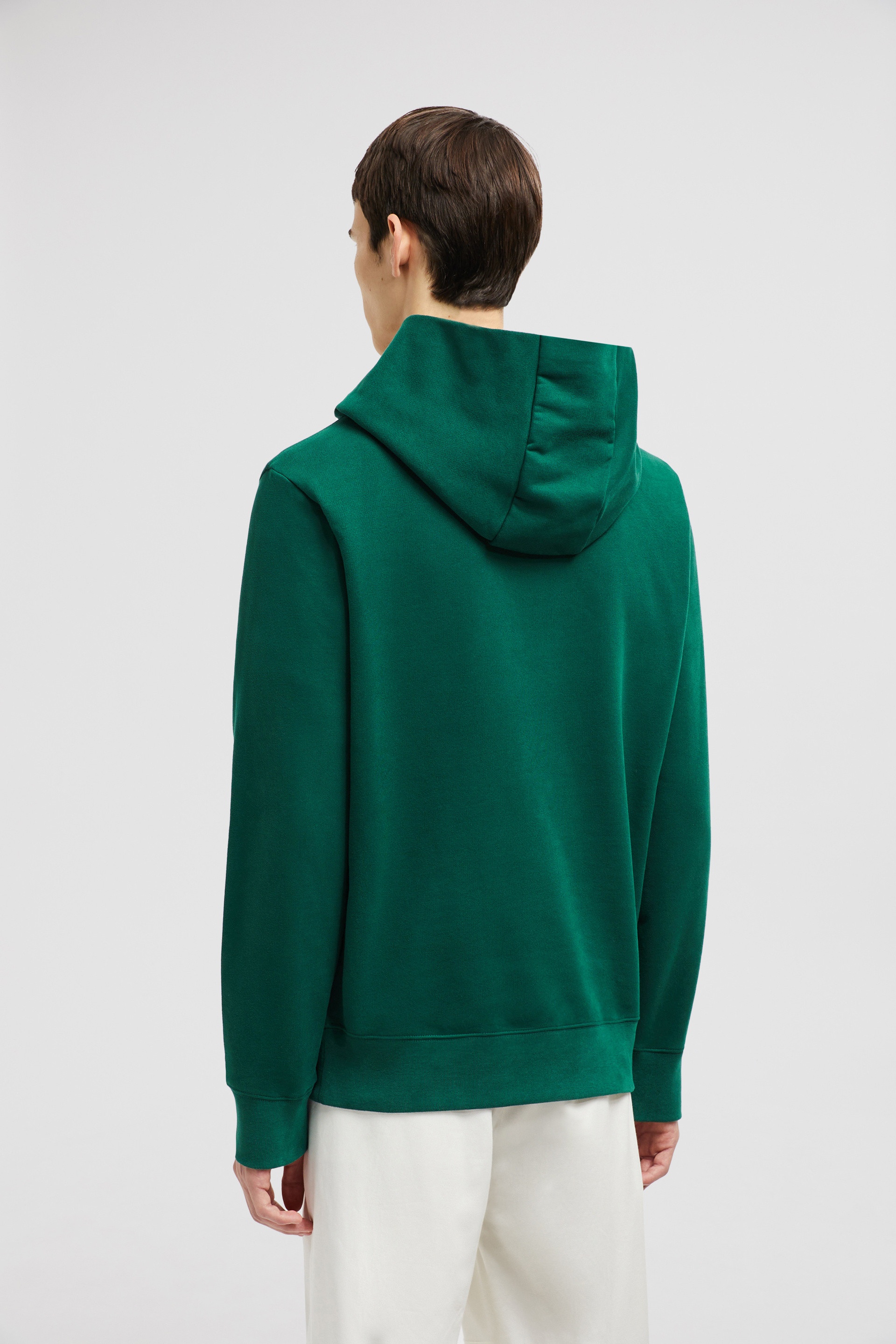 Logo Patch Cotton Hoodie - 5