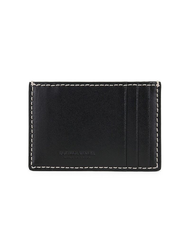Bottega Veneta Cassette Stitch Suede Credit Card Case outlook