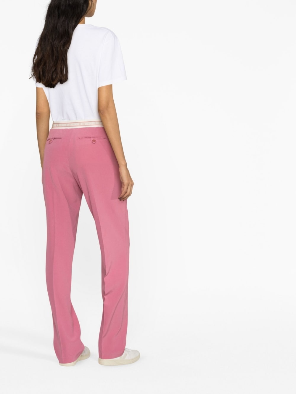 tailored straight-leg trousers - 3