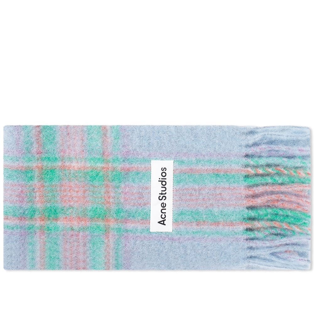 Acne Studios Vally Tartan Scarf - 1