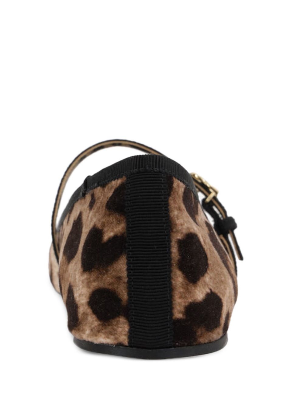 logo-buckle ballerinas - 3