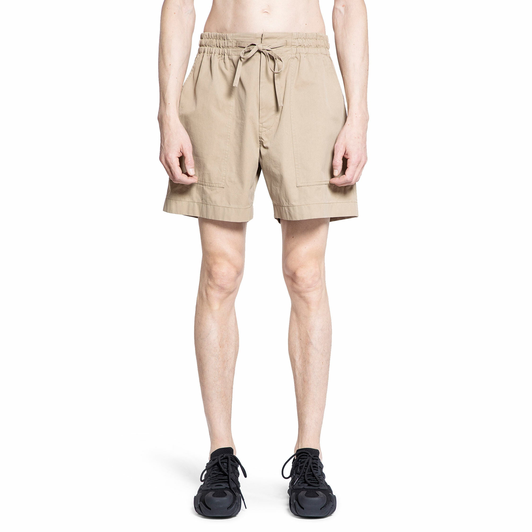 BOTTEGA VENETA MAN BEIGE SHORTS - 6