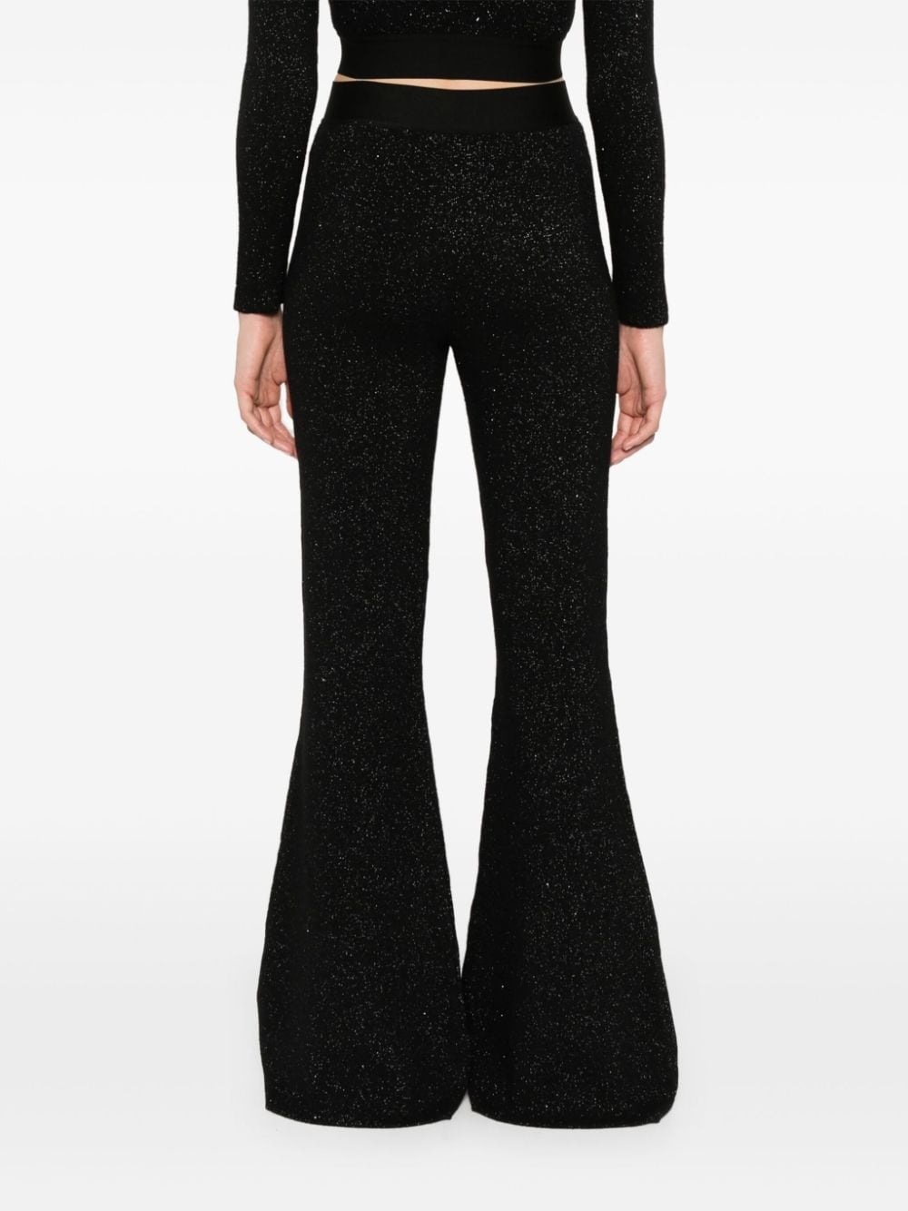 logo-tape trousers - 4