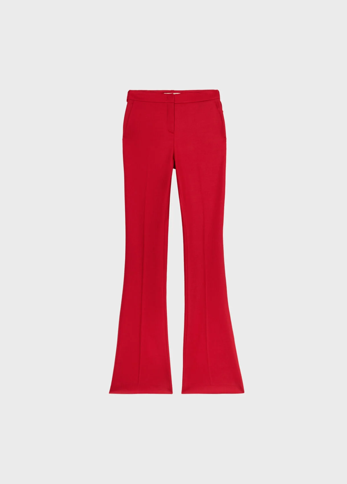 TWILL WOOL PIPE TROUSERS - 1