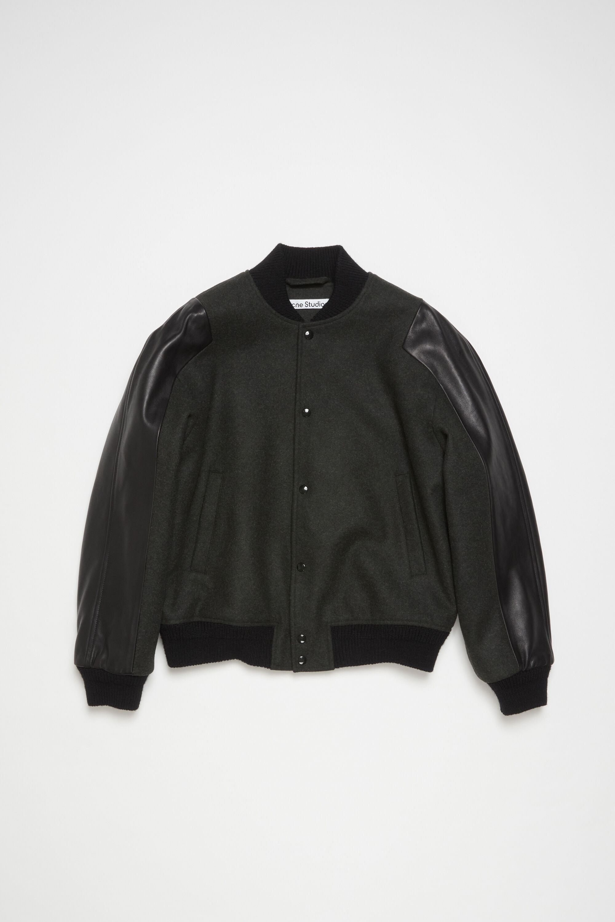 Acne Studios Bomber jacket - Dark grey melange | REVERSIBLE