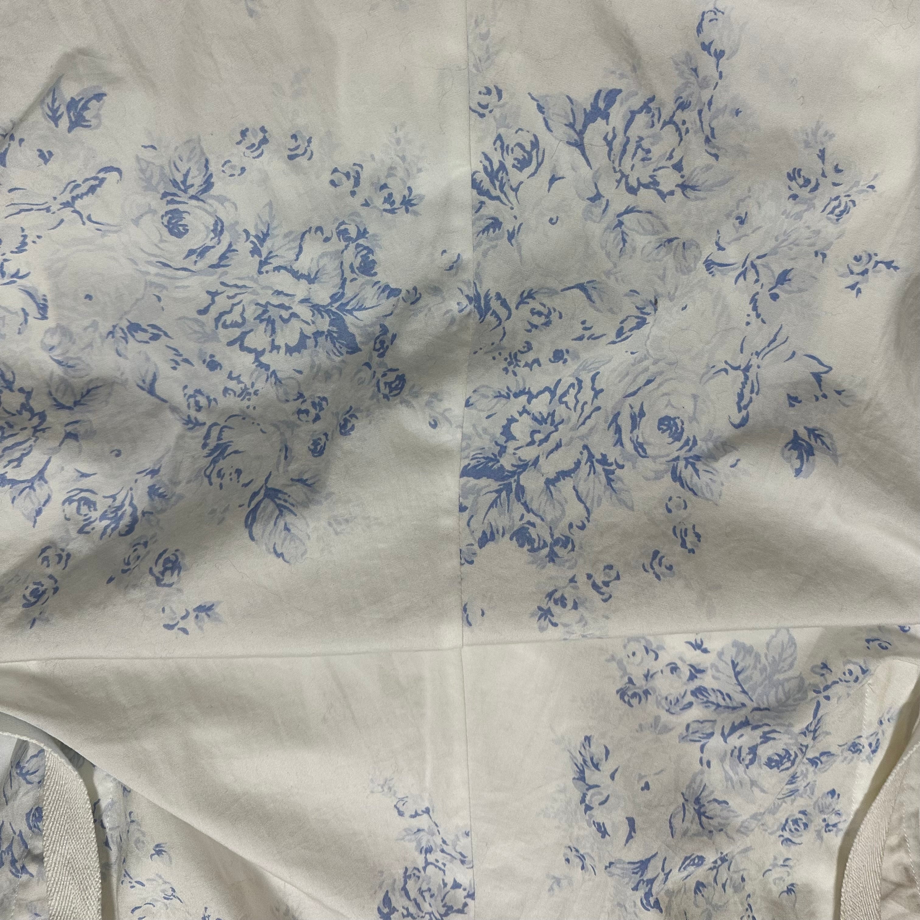 JUNYA WATANABE Spring Summer 2003 Floral Print Parachute Shirt and Midi Skirt Set Up - 5