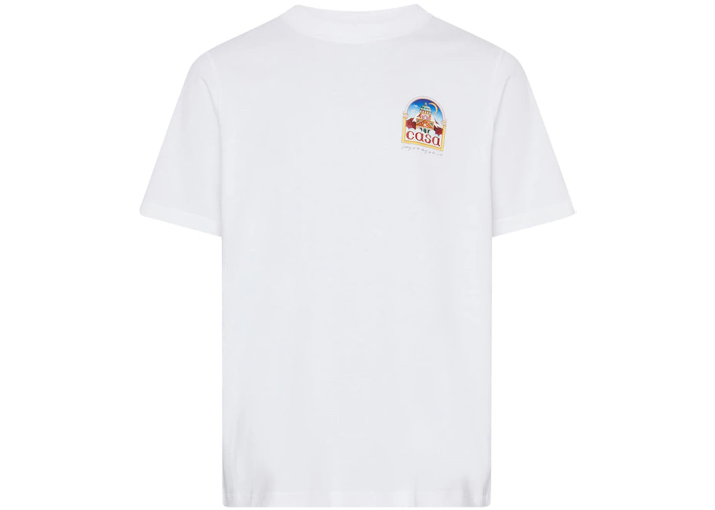 Casablanca Vue De L'Arche T-shirt White - 2