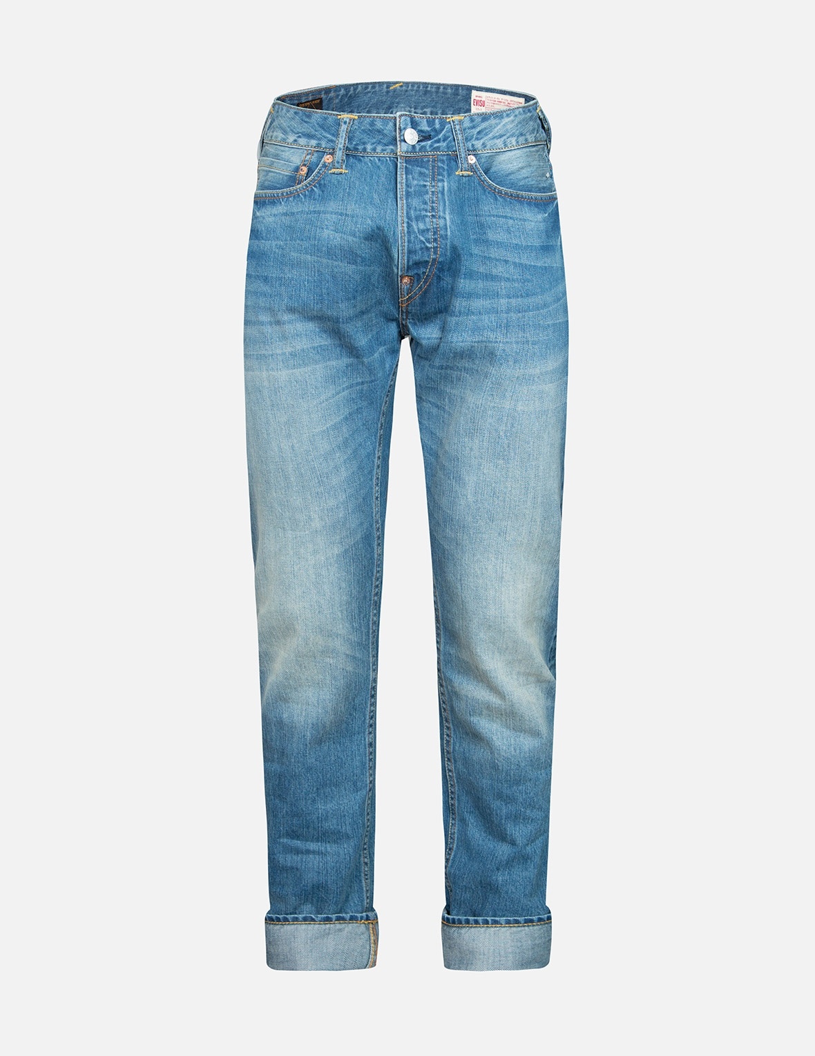 SEAGULL PRINT SLIM-FIT JEANS #2010 - 1