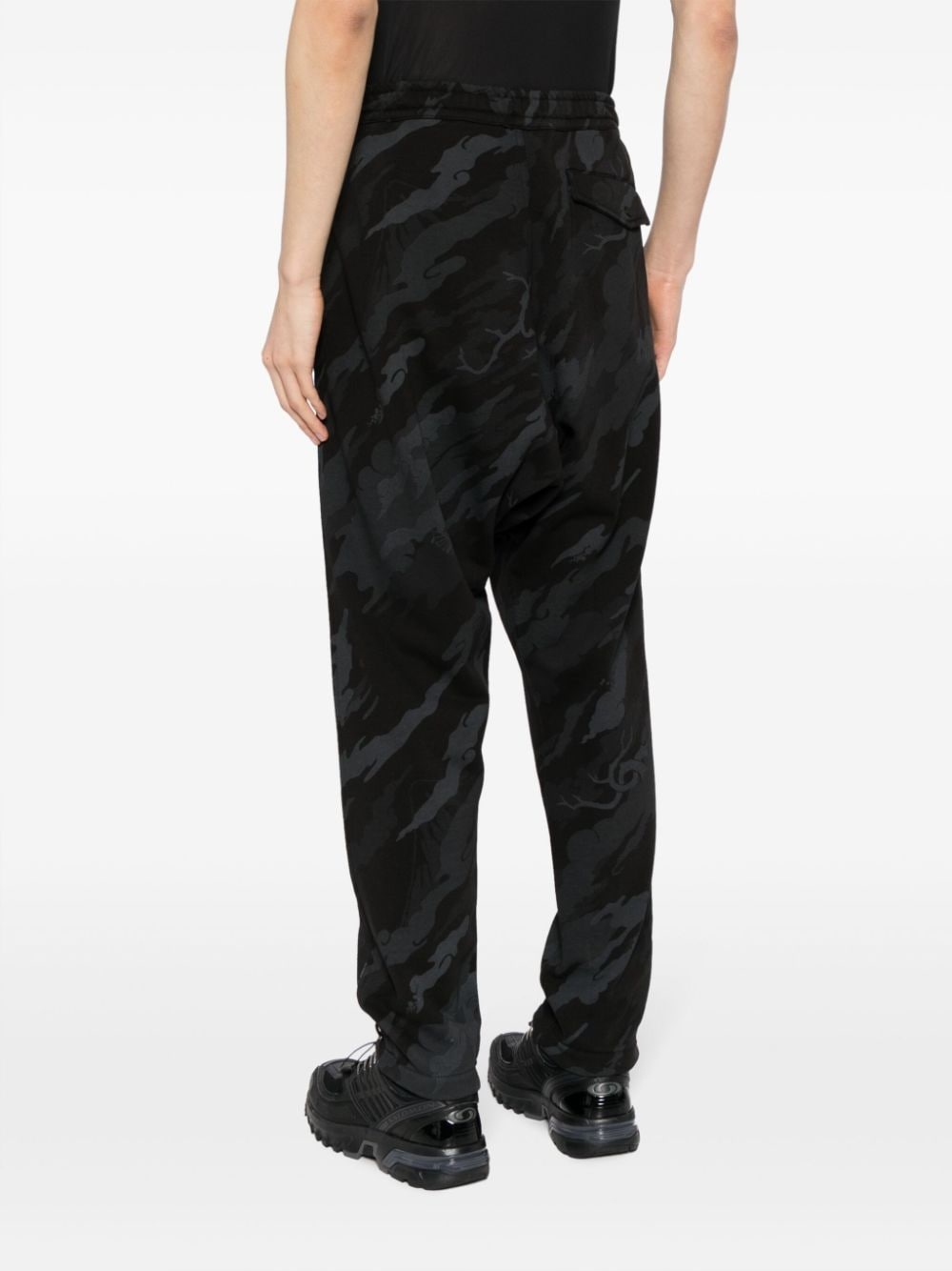 4519 Camo Shinobi organic cotton track trousers - 4