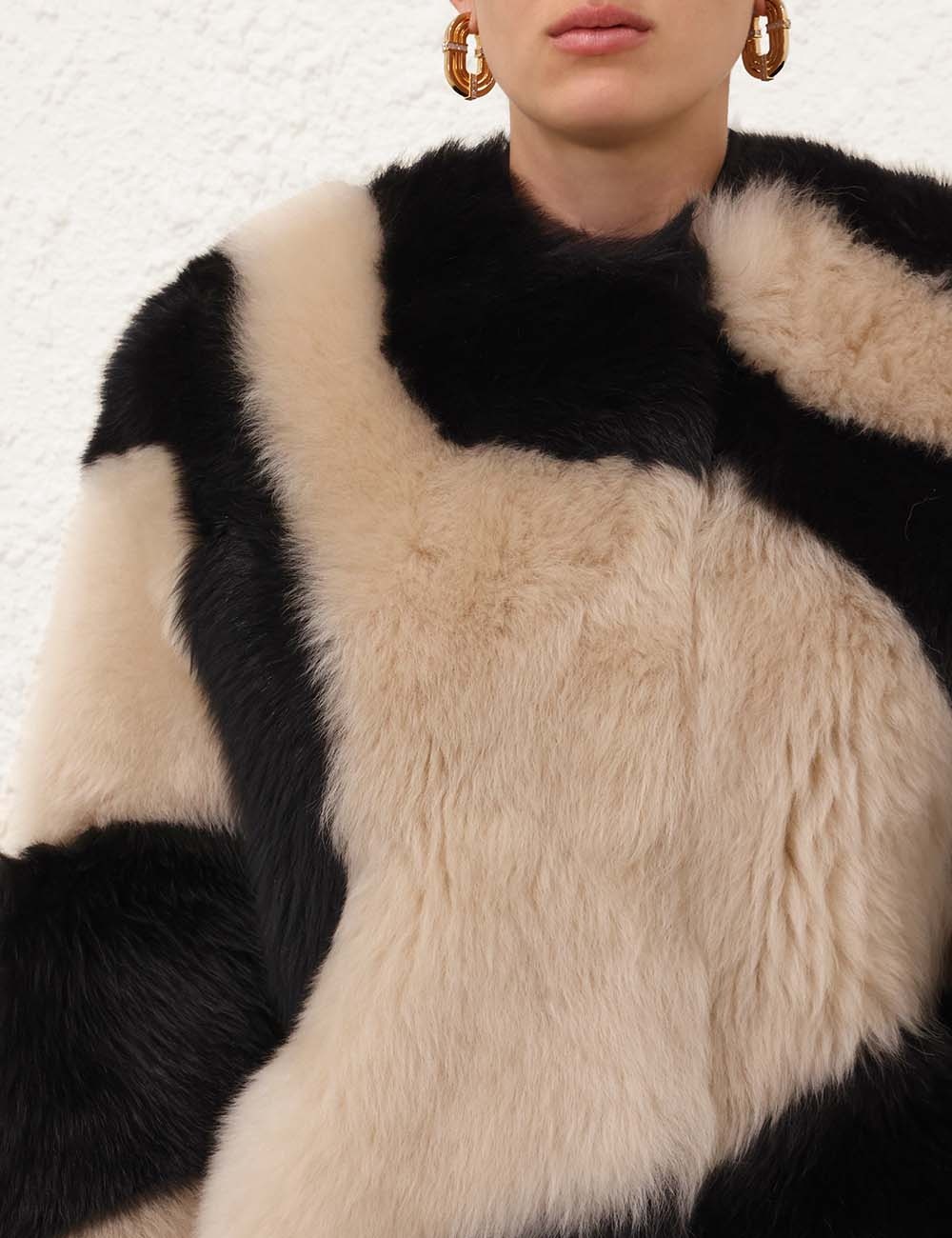 ILLUSTRATION SWIRL COAT - 5