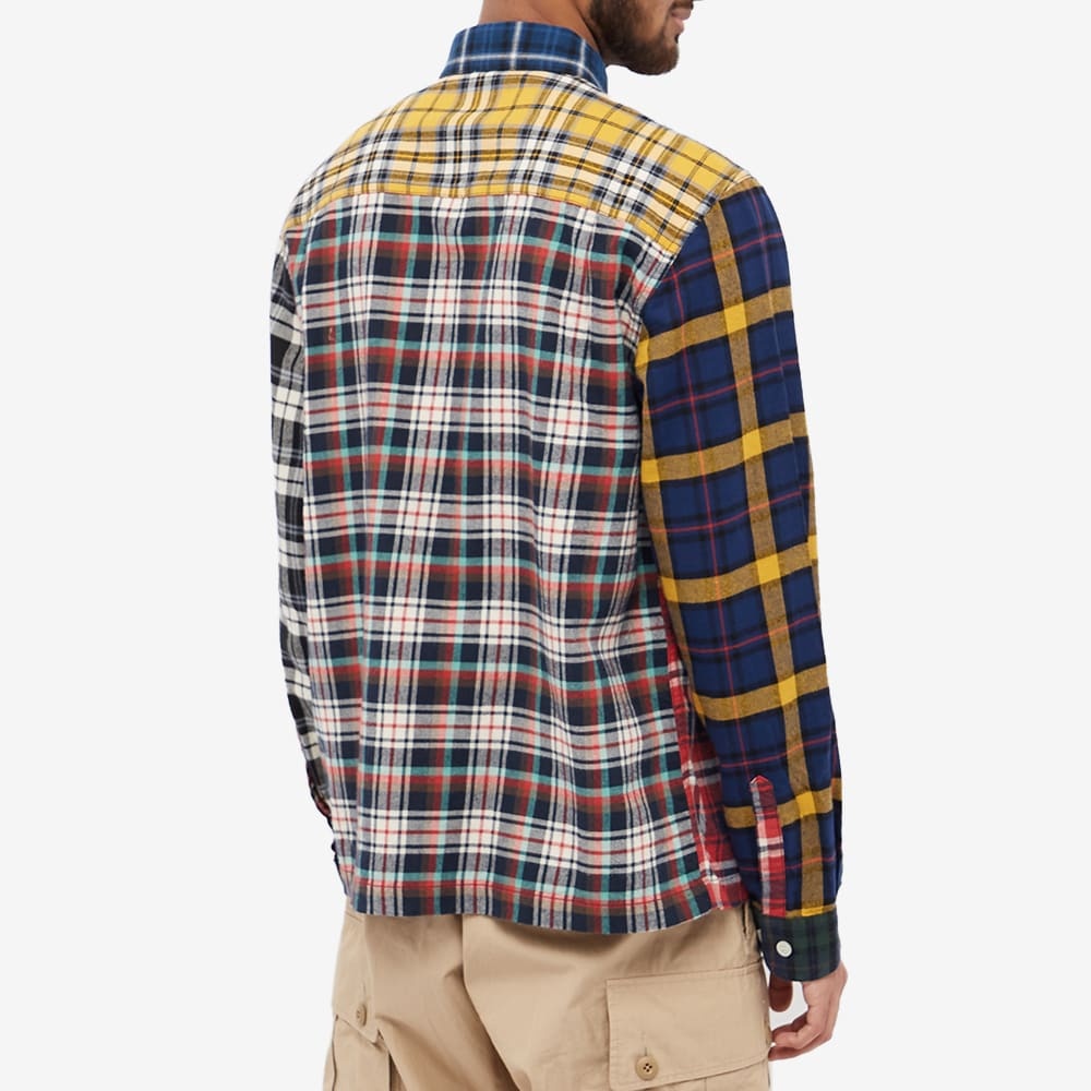 Human Made Crazy Check Flannel Shirt - 4