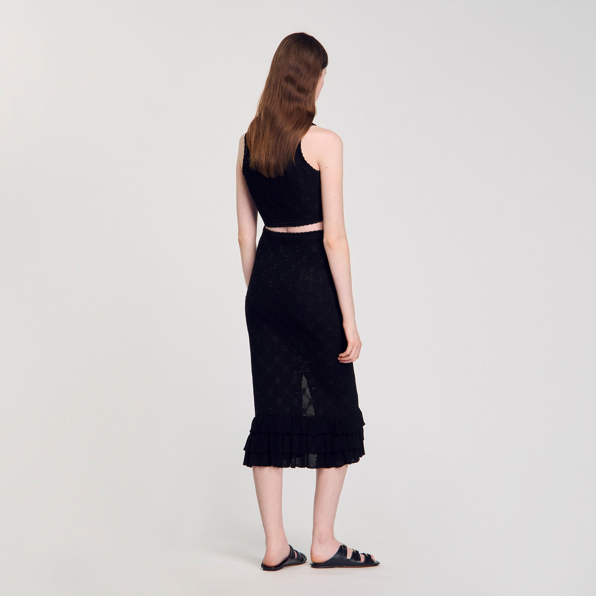KNIT MIDI SKIRT - 5