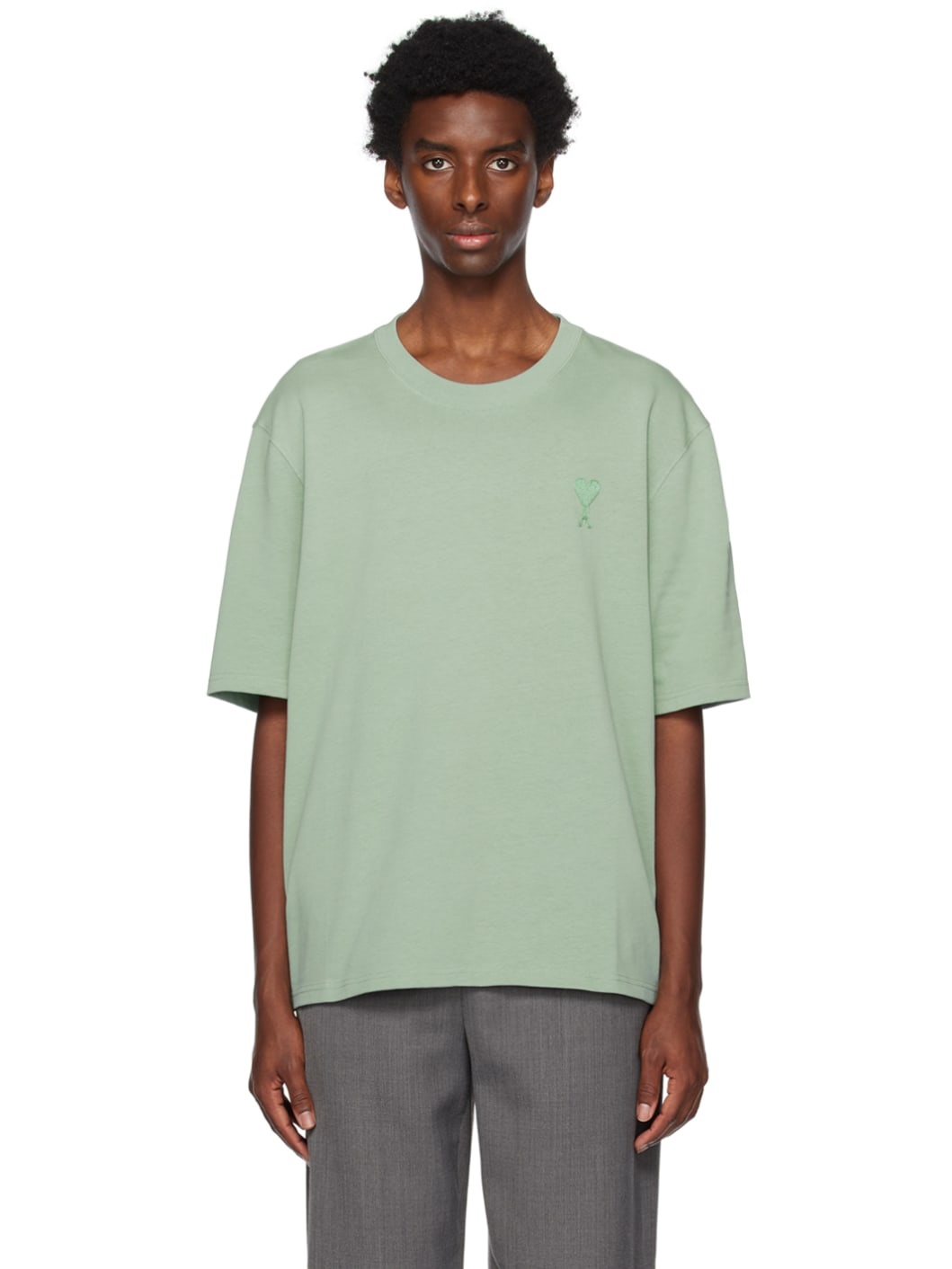 SSENSE Exclusive Green Ami de Cœur T-Shirt - 1