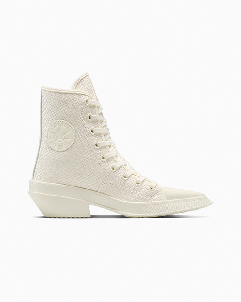 Chuck 70 De Luxe Pointed Platform Woven Leather 1