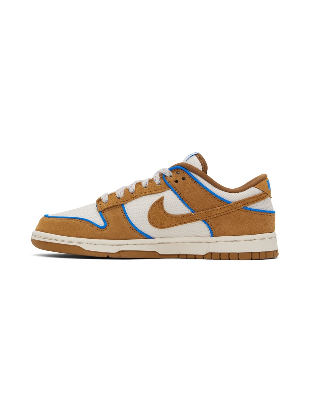 Beige & Tan Dunk Low Sneakers - 3