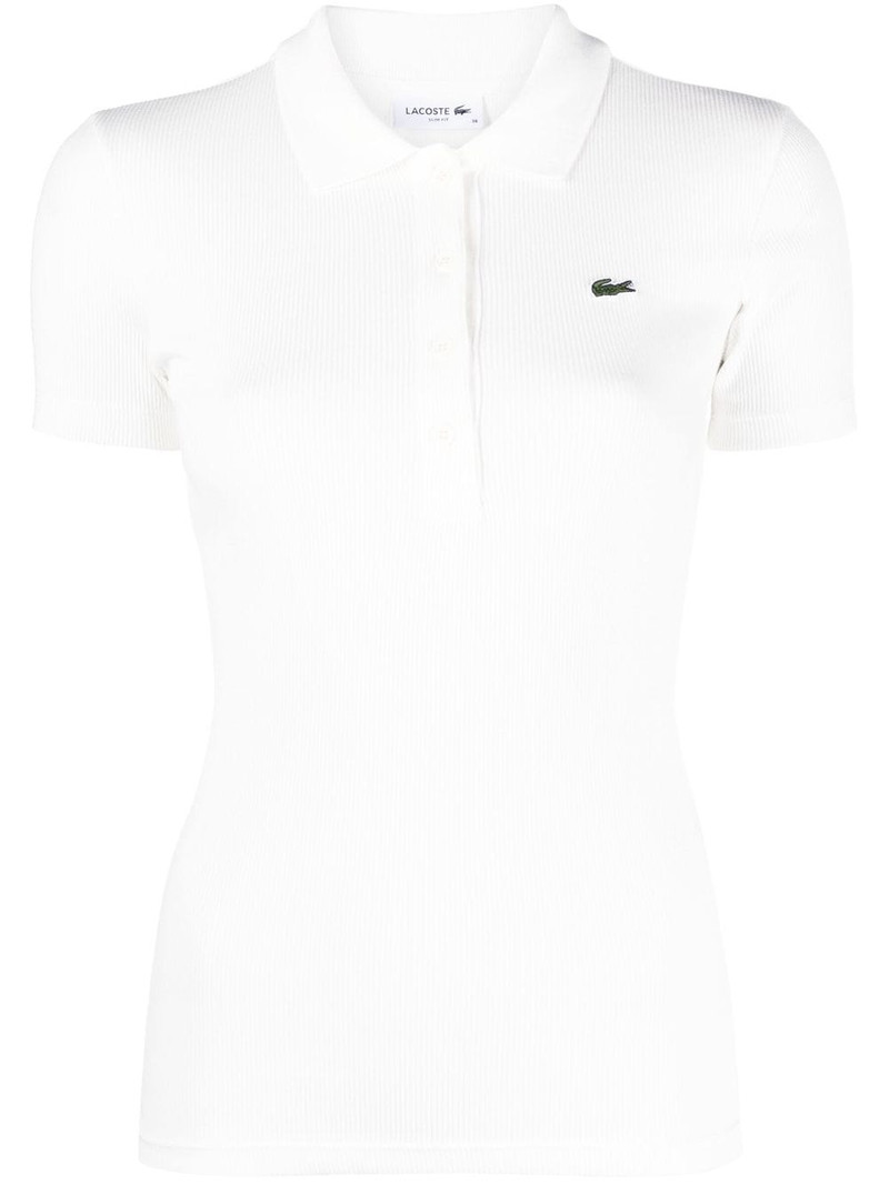 logo-patch cotton polo shirt 1