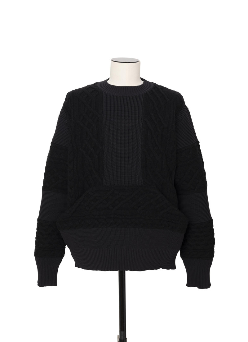 sacai Wool Knit Pullover outlook