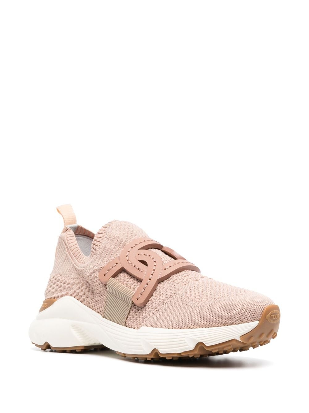 chain-embellished woven trainers - 2