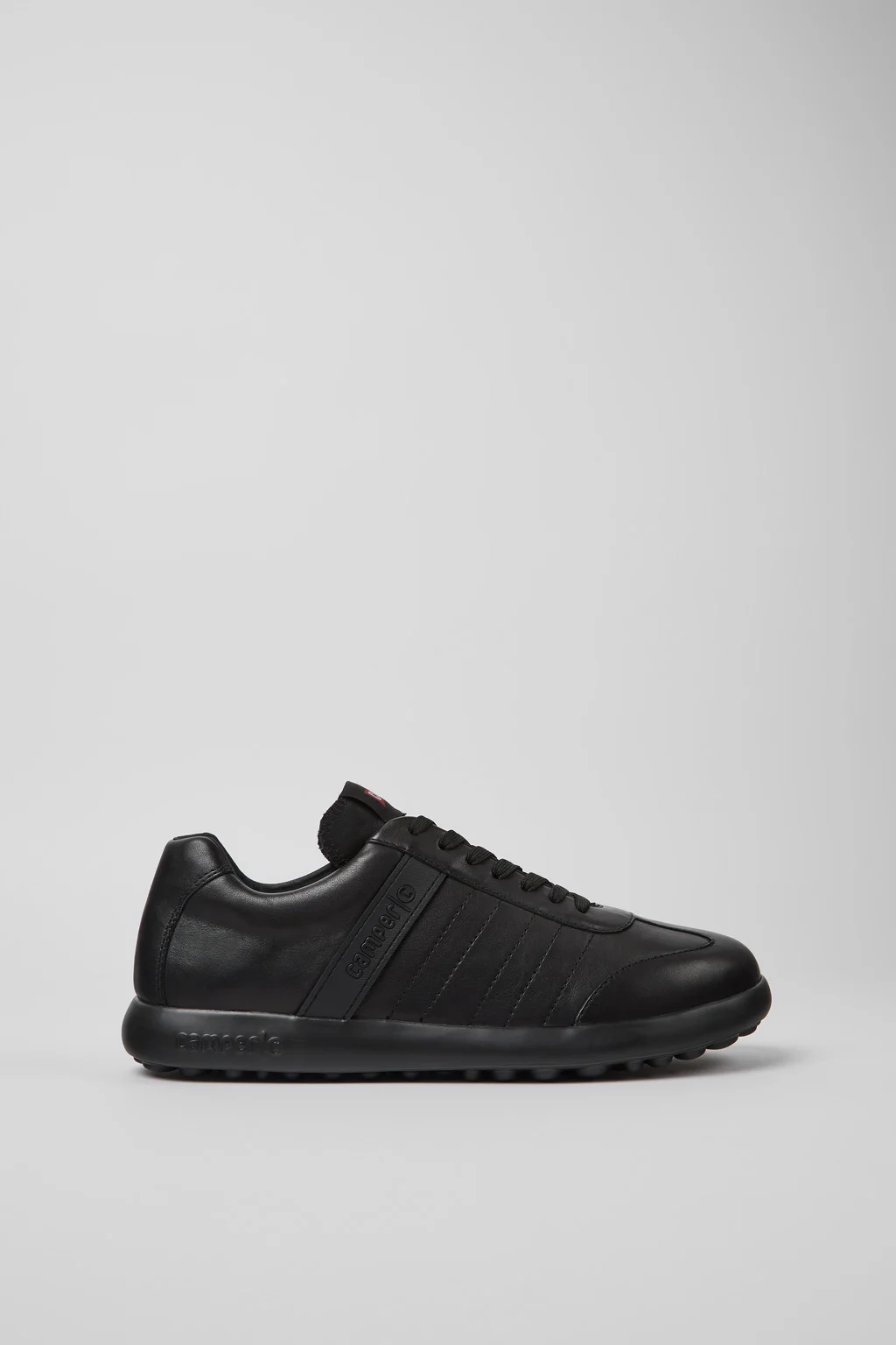Pelotas XLF Black Leather Sneakers for Men. - 1