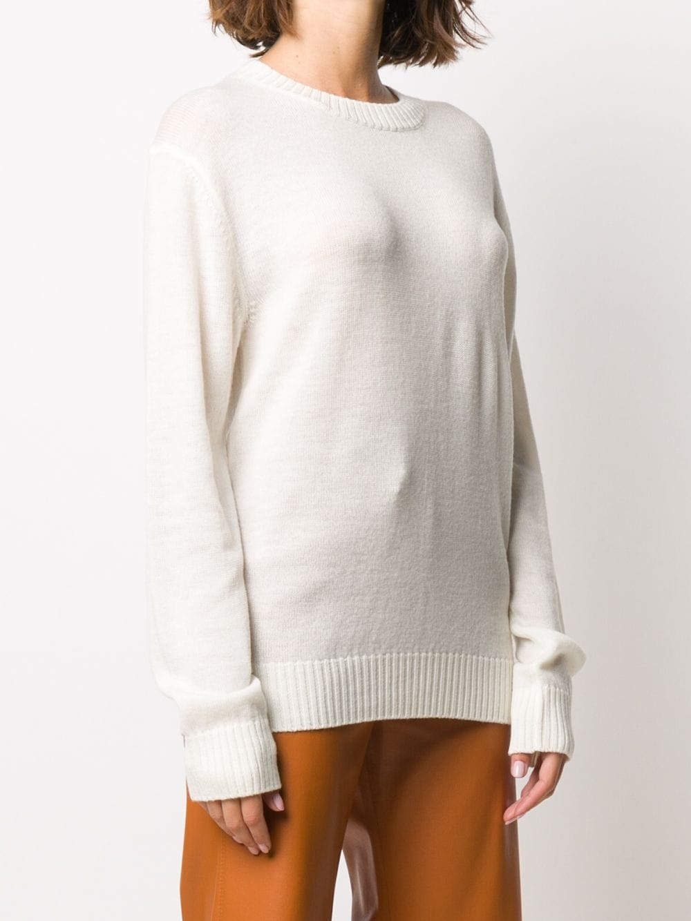 long-sleeve wool jumper - 3