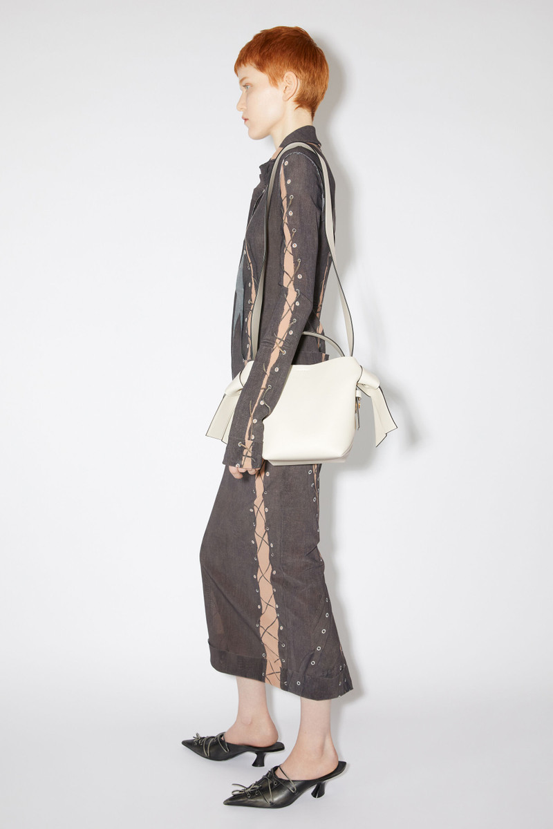 Acne Studios Mini shoulder bag - White/black outlook