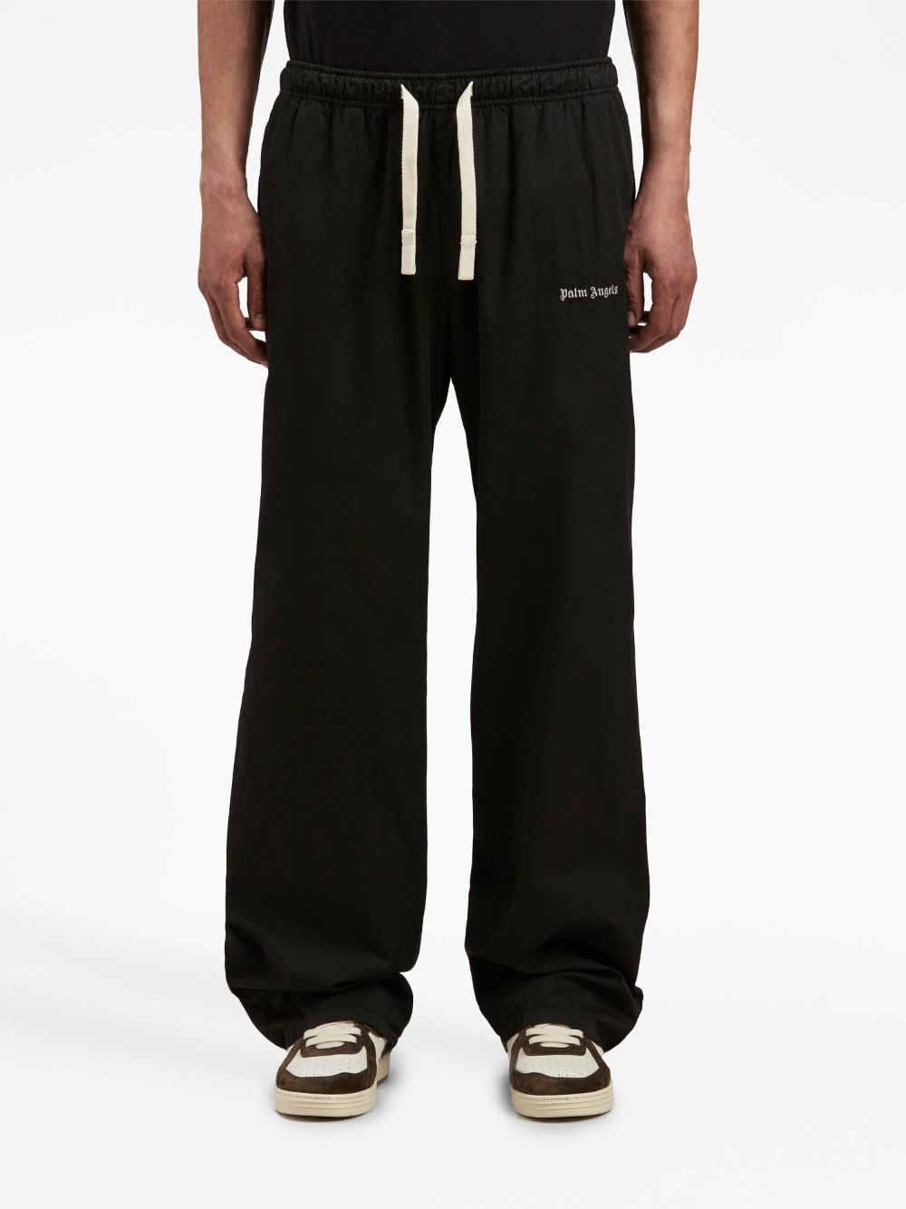 logo-print drawstring track pants - 3