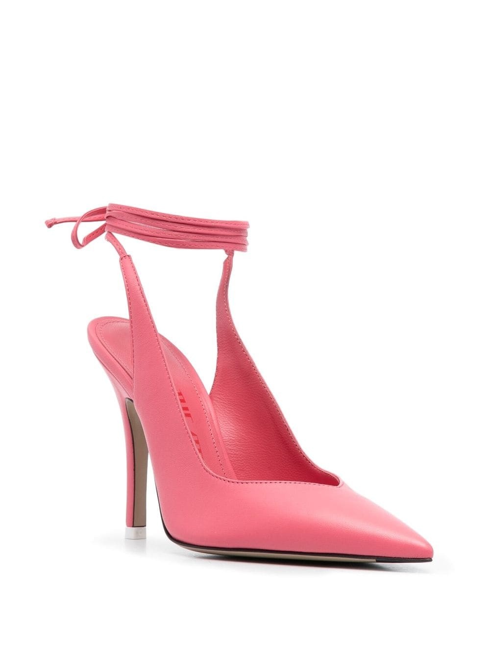 strap-detail pointed-toe pumps - 2