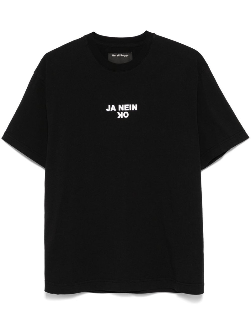 logo-print T-shirt 1