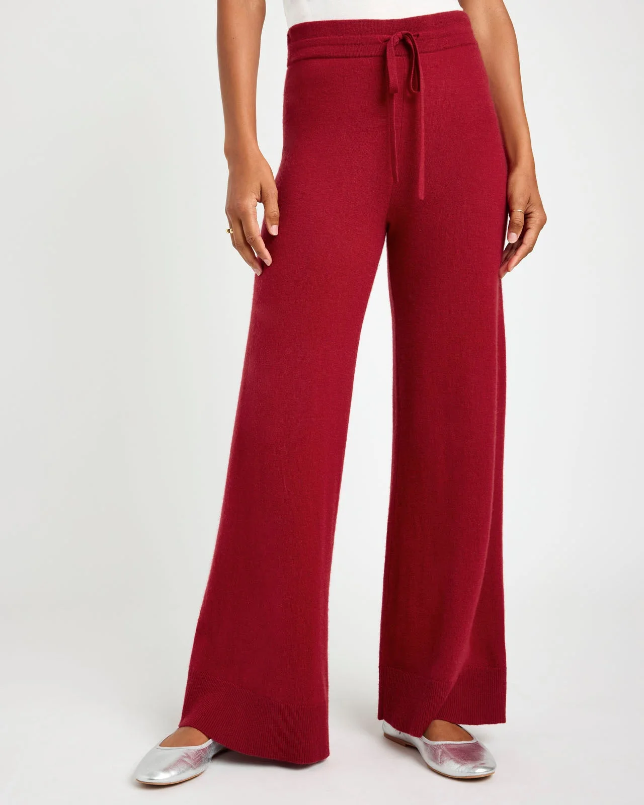 Tori Cashmere Wide Leg Pant - 1