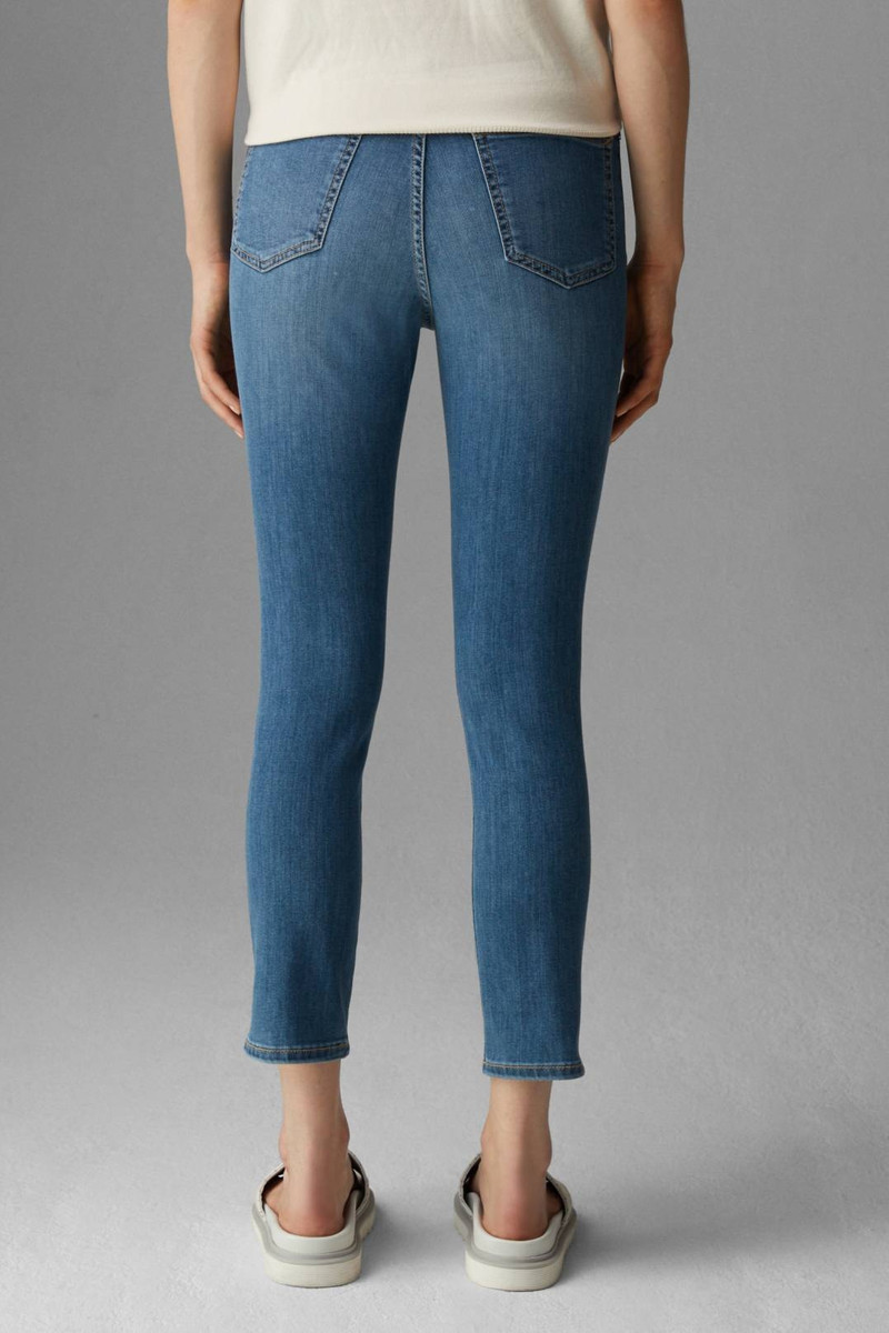 JULIE 7/8 SLIM FIT JEANS IN DENIM BLUE 3